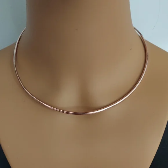 Jay King Copper metal cuff choker Necklace - Picture 1 of 8